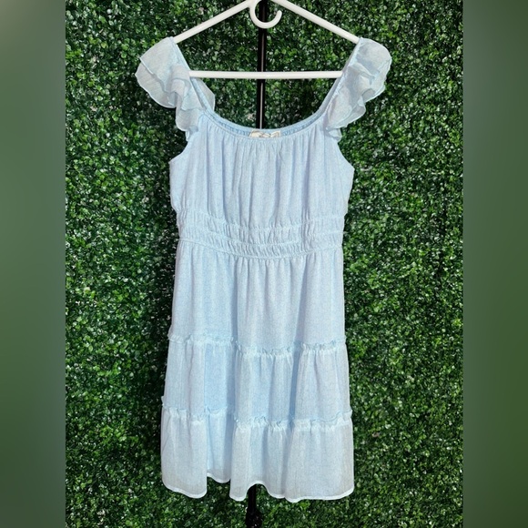 No Comment Dresses & Skirts - No Comment NY LA Juniors Ruffled Daisy Spring Dress